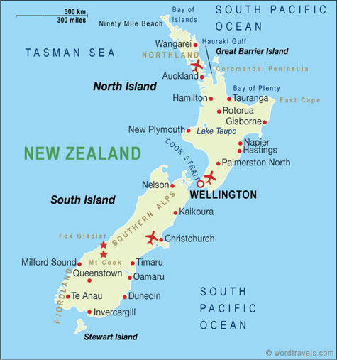 	Dunedin map